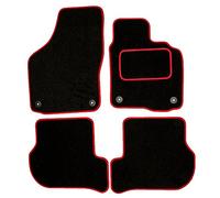 Sakura SS4686RD Carpet Floor Mat, Red Trim