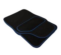 Sakura SS5109 Premium Car Mat Set, Black/Blue Binding
