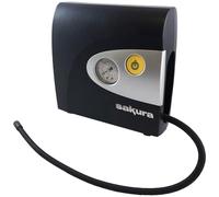 Sakura SS5331 Analogue Air Compressor 12 V For Car, Bicycle And Inflatable