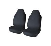 Sakura SS5368 Car Front Seat Protectors - 1 Pair of Heavy Duty Waterproof Covers in Black - Universal Easy Fit