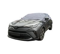 Sakura SS5384 Large Grey Car Top Cover - Frost Protection Water Resistant - Universal Easy Fit - Choose From 4 Sizes, Grey