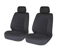 Sakura SS5401 Car and Van Front Seat Covers - Hampton - 1 Pair - Universal Easy Fit, Black