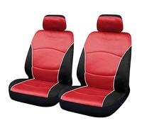 Sakura SS5402 Car and Van Front Seat Covers - 'OAKLEIGH - 1 Pair in Black and Red - Universal Easy Fit, 30.0 cm*72.0 cm*42.0 cm