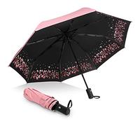 Sakura Umbrella-Windproof Anti Rain/Sun,Cherry Blossom Folding Umbrella (Pink)