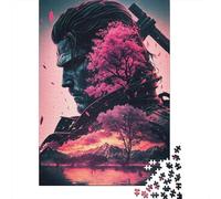 Sakura Warrior Puzzles for Adults 1000 Pieces Puzzles for Adults & Teenager Age 12 Years Up Christmas Eve Gifts 1000pcs (38x26cm)