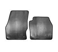 Sakura WW4608 Tailored Van Mats, Black Rubber, Black Trim