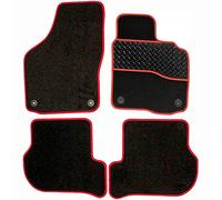Sakura WW8184RD Fully Tailored Carpet Floor Mats, Black