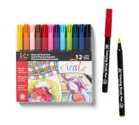Sakura XBR-12SA 12-Piece Koi Assorted Coloring Brush Pen Set