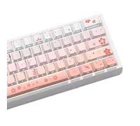 Sakuras Original Profile Keycaps 74Key Shines Through Backlit Mechanical Keyboards Keycapst For 60 61 65 67 68 Side Print Keycaps