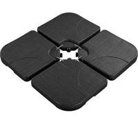 Sakusei 4Pc Garden Cantilever Parasol Base Weight For Offset Parasols 80Kg