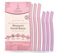 Sakya Biodegradable Women's Dermaplaning Tool - Dermaplane Facial Sensitive Skin Hair Removal Face Razor, Twinkle Blade for Eyebrows & Peach Fuzz - Sonic