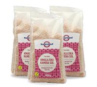 Sal del Himalaya de alta calidad - 1000g | Package of 3 Sal del Himalayan pura y natural | Elecciones saludables, usos versátiles | Ideal for cooking, seating and more. (3 Pack)