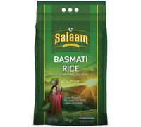 Salaam Premium Basmati Rice 5kg, Aromatic, Long Grain, Aged, Non-Sticky, Ideal for Biryani, Pilaf, and Everyday Meals