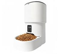 Salaarz Automatic Cat Feeder and Dispenser with Timer, Portion Control & 4L Food Storage | Programmable Meal Scheduler for Cats & Small Dogs with Dual Power Supply & LCD Display