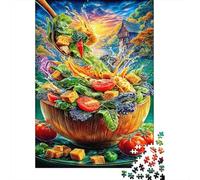 Salad 1000 Piece Jigsaw Puzzle for All Ages - Eco-Friendly Recycled Paper, A Great Gift Idea And Home Decoration Project 52x38cm/1000pcs
