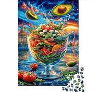 Salad 1000 Piece Jigsaw Puzzle for All Ages - Eco-Friendly Recycled Paper, A Great Gift Idea And Home Decoration Project 38x26cm/1000pcs