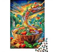 Salad 1000 Piece Jigsaw Puzzle for Family - Fun Challenge for Adults & Kids, A Great Gift And Interactive Home Decor Project 70x50cm/1000pcs