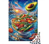 Salad 1000 Piece Jigsaw Puzzle for Family - Fun Challenge for Adults & Kids, A Great Gift And Interactive Home Decor Project 52x38cm/1000pcs