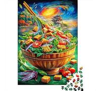 Salad 1000 Piece Jigsaw Puzzle for Family - Fun Challenge for Adults & Kids, A Great Gift And Interactive Home Decor Project 52x38cm/1000pcs