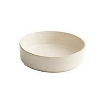 Salad Bowl Plate Bowl Ceramic Japanese Salad Bowl Household Boiled Fish Big Pot Bowl Two Packs Kitchen Supplies,White-S
