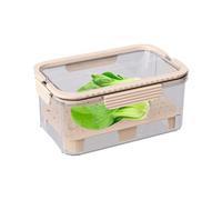 Salad Care - Fridge Crisp Salad Storage, Airtight Container for Worktop and Drawer Organisations | Modern Colander Bowl Salad Keeper, Fresh Greens Preserver Uses the