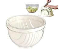 Salad Chopper Bowl, Chopper Bowl, Food Grade Vegetable Holder, Salad Cutter with Lid, Vegetable Dryer, Kitchen Bowl, Vegetable Cutter Bowls