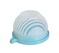 Salad Cutter bowl, Veggie Choppers and Dicers, Chopper,Instant Maker, Fruit and Vegetable, Multifunctional Lid Fast Cut (Light blue)