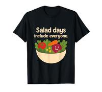 Salad Days Include Everyone Veggie Diversity Graphic T-Shirt