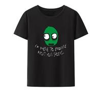 Salad Fingers Spoons Tee T Shirt Nightmare Halloween Rusty Hubert Cumberdale Nostalgia Creative Popular Clothing Slim Black