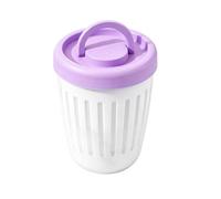 Salad Glass, Picnic Box with Draining Function and Airtight Lid, with Fork, Salad Box, for Overnight Oats, Snack, Ice Cream, Sauces, Sugar, Spices, Fridge, Home, Travel