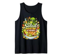 Salad Master at Work Funny Cooking Food Lover Humor Healthy Tank Top