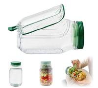 Salad Pod,2025 New Salad Pod with Leak Proof Salads Sauce Dressing Case, Leak Proof Reusable Vegetable Fruit Bowl,Vertical Layering SaladPod Built-In Bowl Design,Keep it Fresh(1PC)