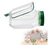 Salad Pod, Salad Jar with Side Opening, Salad Pod Jar with Dressing Pot, Salad Lunch Box, Portable Fresh Salads Bowl, Leakproof Salad Container for Lunch, Meal Prep, Office, Camping, Travel (1pcs)