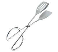 Salad Scissors Tongs Stainless Steel Salad Tongs | Stainless Steel Scissors Tongs Machine Washable Hanging | Serving Tongs with Scissor Handles, Kitchen Tongs