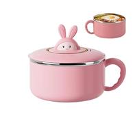 Salad Serving Bowl with Lid - 1200ml Noodle Dinnerware | Draining Noodle Bowl with Lid | for Rice Soup Fruit Sandwiches Vegetable Dormitory Home Commuting Workplace