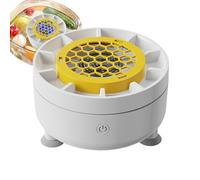 Salad Spinner- 1800 MAh Rotating Cleaning Machine, Fruit and Vegetable Cleaner | Cordless Lettuce Spinner | for Countertop Kitchen Food Produce Berry Food Prep Suitable for Kitchen Appli
