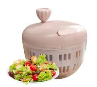 Salad spinner - 5.71 x 5.71 x 4.72 inches Vegetable and fruit washer, fruit cleaner with non-slip base | for crispy products, preparation, outdoor picnic