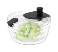 Salad Spinner Drainer - Multi Layer Wash Basket, Quick Water Removal Mechanism, Sturdy Food Strainer, Compact Rotating Structure | for Kitchen Preparation Vegetable Washing Fruit Rinsing Healthy