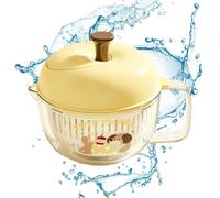 Salad Spinner - Hand Crank, 21 cm, Compact, Durable, For Berries