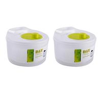 Salad Spinner - Large Lettuce Spinner | Salad Washer And Spinner | Colander Basket With Clear Serving Bowl | Quick And Easy Spinner Dryer | Multi-Use Dehydrator Drainer For Fruits Vegetables Pasta Fri