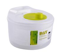 Salad Spinner Large Lettuce Spinner, Vegetable Dryer Spinner, Salad Spinner Large Lettuce Spinner,Multifunctional Dehydrator for Drain Leafy Vegetables,Large Capacity Dryer with Double Layer