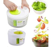 Salad Spinner - Large Lettuce Spinner | Vegetable Washing Dryer Machine | Double-Layer Large Capacity Dryer | Quick and Easy Multi-Use Dehydrator Drainer for Fruits Vegetables Pasta and Fries