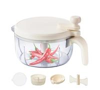 Salad Spinner Lettuce Dryer, Multifunctional Veggie Chopper Mixer, Hand-Held Salad Mixer, Kitchen Household Meat Grinder, Pasta and Fries Spinner, Compact Salad Cleaner and Dryer for Home Kitchen