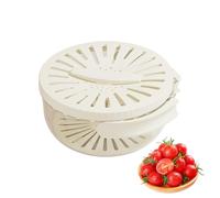 Salad Spinner - Multifunctional Drainer | Plastic Pasta Strainer | Salad Spinner Small | Sink Basket | Sink Strainer | Strainer Basket Sink | Wash & Dry Salad Greens, Fruit & Vegetable (White)