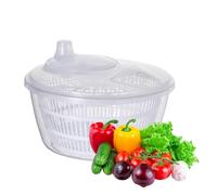 Salad Spinner - Salad Dryer | Lettuce Spinner | Lettuce Cleaner Spinner Large Salad Spinner | Salad Spinner Lettuce Dryer Fruit Washer for Safe and Practical Greens Lettuce Vegetables
