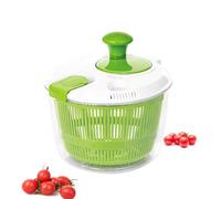 Salad Spinner, Salad Washer and Spinner, Manual Centrifugal Spin Drying, Easy use, 5L Large Capacity one Click Dehydration, Food Grade Material, Fresh, Crispy, and Healthy, Essential Kitchen Artifact
