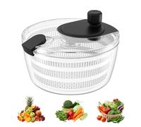 Salad Spinner Small Cleaning Rotator, Vegetable Lettuce Dryer, Kitchen Rotator Salad Drain Bowl Manual Lettuce Rotator Fruit Cleaning Dryer & Kitchen Spinner