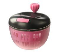 Salad Spinner Small, Fruit Dryer Spinners, Lettuce Spinner with Drainage Holes, Washing Basket and 800ml Bowl, Household Vegetable Dryer, for Cooking Washing Prep Travel Picnic