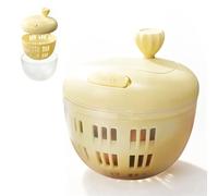 Salad Spinner, Small Salad Spinner with Lid for Washing & Drying Vegetables, Fruits