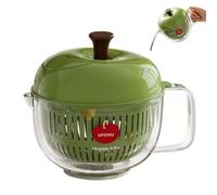 Salad Spinner- Wash,Salad Spinner Double Layer Vegetable Dryer Washer | High Speed Hand Crank Colander with Lid,Detachable Drain Basket,Lettuce Spinners With Vegetable WashingBasket,For Home,Picnic
